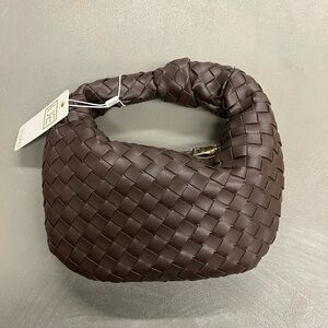 Urban Expressions Chocolate Brown Woven Tracy Bag Clutch